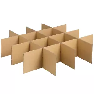 5 Set Packing Box Cardboard Boxes Divider, Shipping Carton Dividers for Glass Pa - Picture 1 of 12