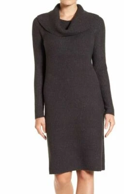 Vestido suéter halógeno con cuello capucha (talla XL) Foto 1 de 4