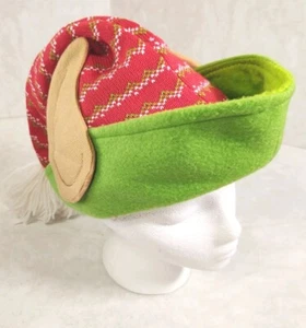 Kids Christmas Elf Hat With Ears Santa's Pro Creation Pre-owned - Picture 1 of 7