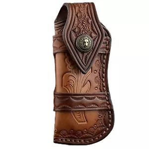 Omesio Pocket Knife Sheath, 5" Horizontal Knife Sheath for Belt, EDC Organize... - Picture 1 of 7