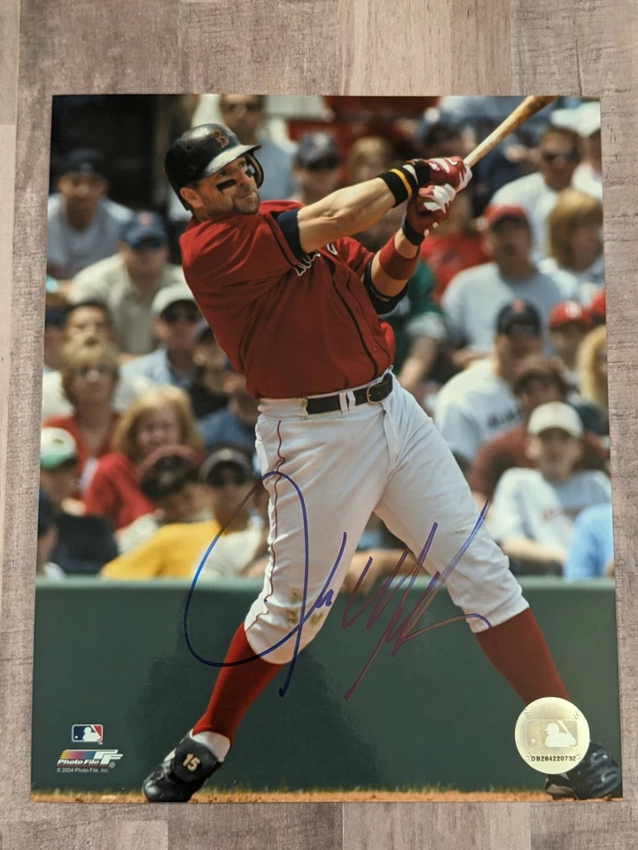 Kevin Millar Signed 8x10 Photo File COA Boston Red Sox WS Orioles O's Marlins - Image 1 of 1