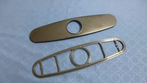 Moen Bronze Dark Deck Plate And Gasket Part# 183354 Kitchen Faucet Part - Picture 1 of 2