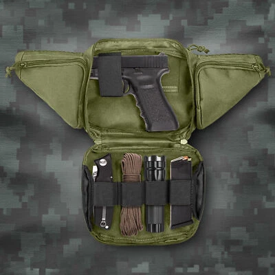 Concealed Carry Fanny Pack Holster Tactical Pistol Waist Pack Bag Gun Holster - Image 1 of 4