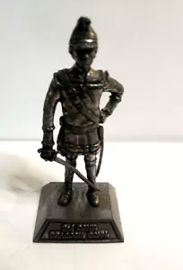 Vtg K&S Pewter Revolutionary War Soldiers Signed 4" 2nd Cont. Dragoon, Conn. - Picture 1 of 7