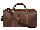 20 In Buffalo Leather Duffle Bag Holdall Travel Luggage Handbag AirCabin Carryon