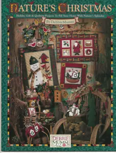 Regalos y proyectos de acolchado de vacaciones de Navidad de Debbie Mumm de la naturaleza - libro - Imagen 1 de 2