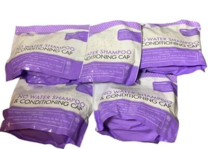 5 Pack Medcosa No Rinse Shampoo Conditioning Cap Hair Wash - Picture 1 of 5