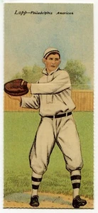 Dover Reprint - 1911 Mekka Double Folder T201 Jack Lapp / Jack Barry Leichtathletik - Bild 1 von 2