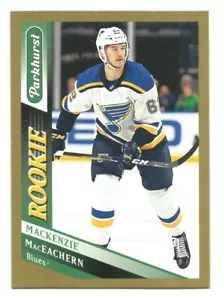 2019-20 UD Parkhurst Mackenzie MacEachern Gold Rookie Card RC #304 BLUES - Bild 1 von 1