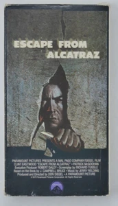 Escape From Alcatraz (VHS, 1989) Clint Eastwood - Foto 1 di 10