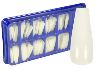 100 St. Tip Box Kasten Ballerina Coffin Baby Boomer Künstliche Nägel Full Cover - Bild 1 von 3