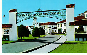Kansas Masonic Home, Wichita, Kansas Postcard