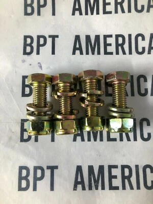 4x 10.9 1984 1996 Jeep XJ ZJ Comanche Front Track Bar Bracket Mounting Bolt Kit Foto 1 de 4