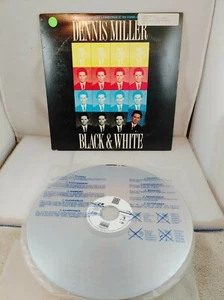 DENNIS MILLER Black & White Saturday Night Live Un-Cut Comedy 1992 Laserdisc - Picture 1 of 3