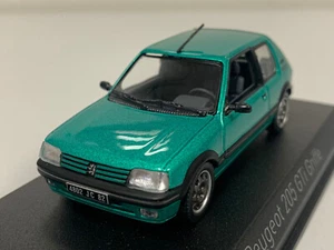 Norev Peugeot 205 GTI Griffe 1990 Vert Metal 1/43 471722 0923 - Picture 1 of 5