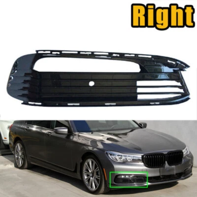 Cubierta de rejilla de malla para parachoques delantero derecho para BMW 740i 750i 2016-2017 Foto 1 de 4