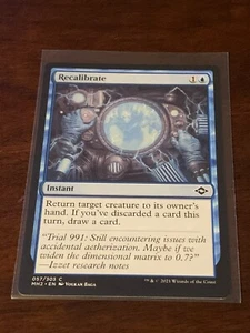 Magic the Gathering Modern Horizons 2 Recalibrate - Picture 1 of 2