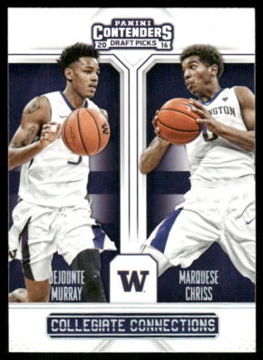 2016 Panini Contenders Draft Picks #2 Dejounte Murray / Marquese Chriss - Image 1 of 2