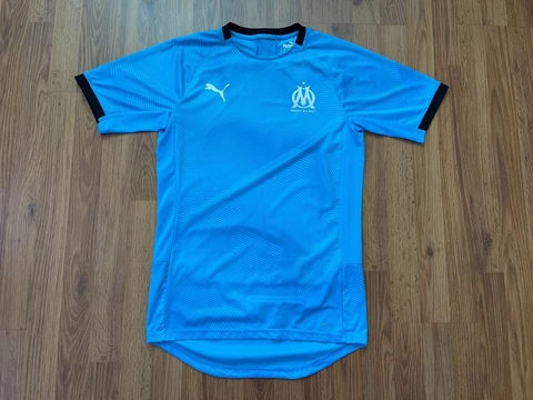 Olympique de Marseille OM FRENCH LIGUE 1 Puma Size Medium Soccer Jersey! Cover