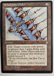 MTG Magic The Gathering Card Whalebone Glider Artifact Ice Age 1995 - Picture 1 of 2