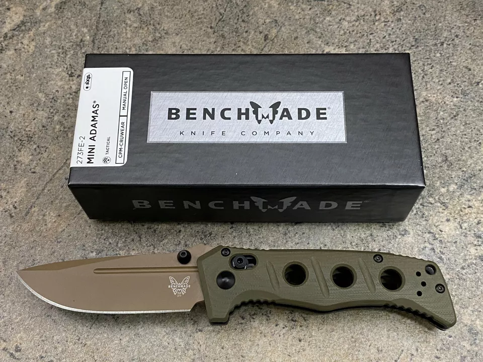 Benchmade Mini Adamas 273FE-2 - CPM CruWear - Manual open - Tactical Use