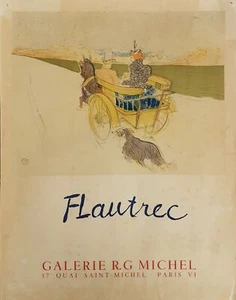 Poster originale Toulouse Lautrec Galerie R.G. Michel Paris 1949 - Picture 1 of 1