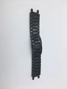 Moto 360 1st Gen Watch Band Genuine Original 23mm Black Stainless Metal 89773n - Zdjęcie 1 z 5