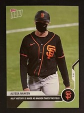2020 Topps Now Alyssa Nakken #ST-2 Rookie Card San Francisco Giants RC Spring