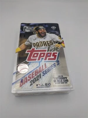 Factory Sealed 24 Pack Hobby Box 2021 Topps Series 2 Baseball Cards - Image 1 of 4