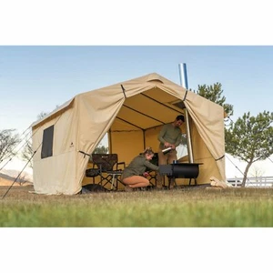 Outdoor Tent 12'x10' North Fork Outfitter Shelter Heavy Duty Temporary Home - Picture 1 of 12