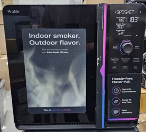 GE Profile Smart Indoor Pellet Smoker w/ Smoke Filtration in Black -S&D READ (4) - Picture 1 of 7