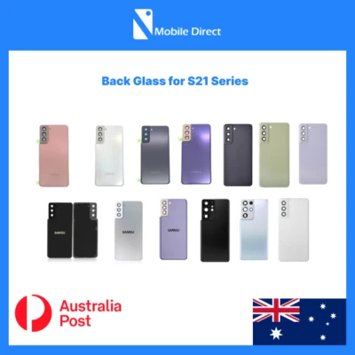 Back Glass Cover Replacement (With Lens) for S21/S21 Plus/S21FE all colour - image 1 of 4