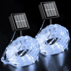 2X 100LED Solar String Lights Patio Party Yard Garden Wedding Outdoor Waterproof - Picture 1 of 12
