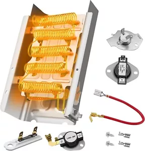 Dryer Heating Element Thermostat Roper RES7745RQ0 RED4516FW0 Amana NED4655EW - Picture 1 of 8