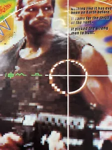 1987, Predator - MOVIE PROMO POSTER (40" x 27") Vintage Schwarzenegger - Picture 1 of 7