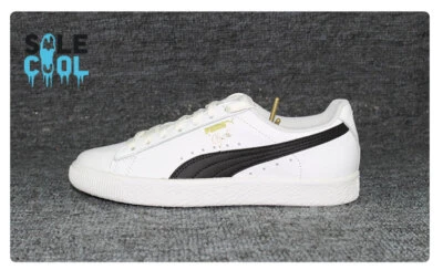 ZAPATILLAS PUMA CLYDE CORE FOIL BLANCO NEGRO ORO NIÑOS GRANDES JÓVENES 364661-01 Foto 1 de 4