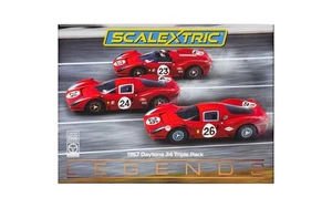 NUEVO Scalextric 1967 Daytona 24 Triple Pack 1/32 Slot Car - Imagen 1 de 9