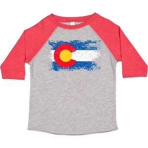 Inktastic Colorado Flag Distressed Look Toddler T-Shirt State Home Capital For - Picture 1 of 8