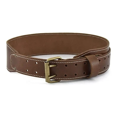 Style n Craft - 3" Wide Tapered Full-Grain Leather Work Belt Durable and Rugg... - Image 1 of 4