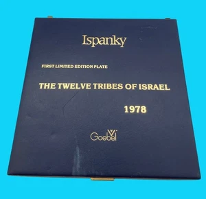 Limited Edition Ispanky Plate 1978 Twelve Tribes Of Israel By Goebel - Picture 1 of 10