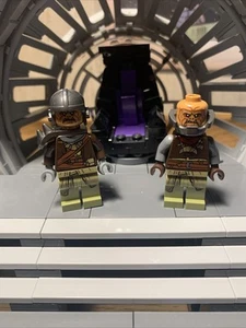 Lego loose minifigure Star Wars lot 2 Klatooinian Raider 2019 Mandalorian 75254 - Picture 1 of 2