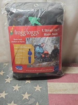 Traje de lluvia protector transpirable impermeable Ultra-Lite2 para hombre con capucha talla grande azul Foto 1 de 4