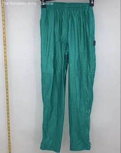 Asics Mens Blue Gore-Tex Elastic Waist Pull On Straight Leg Track Pants Size M - Picture 1 of 7