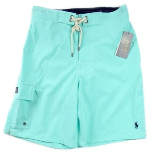 Polo Ralph Lauren Hombres Board Shorts Bañador S Playa Bolsillos Malla Forro Azul - Imagen 1 de 8