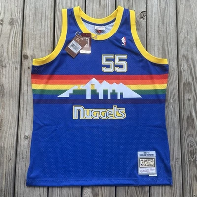 Men’s Mitchell & Ness NBA Swingman Jersey Denver Nuggets 91 Dikembe Mutombo XL - Image 1 of 4