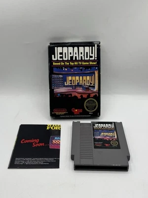 Jeopardy! 1988 Nintendo Entertainment System  NES Tested With Box and Poster - Image 1 of 4
