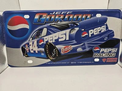 NASCAR Jeff Gordon #24 Pepsi License Plate 1999 - Image 1 of 3