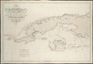 1837 / 1867 Carta Esferica... Costa Setentrional y Meridional de la Isla de Cuba - Picture 1 of 1