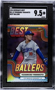 Bowman's Best Yoshinobu Yamamoto Best Ballers 2024 SGC 9,5 - Imagen 1 de 2