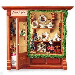 Expositor frontal miniatura para casa de muñecas Reutter tienda de Papá Noel - Imagen 1 de 1